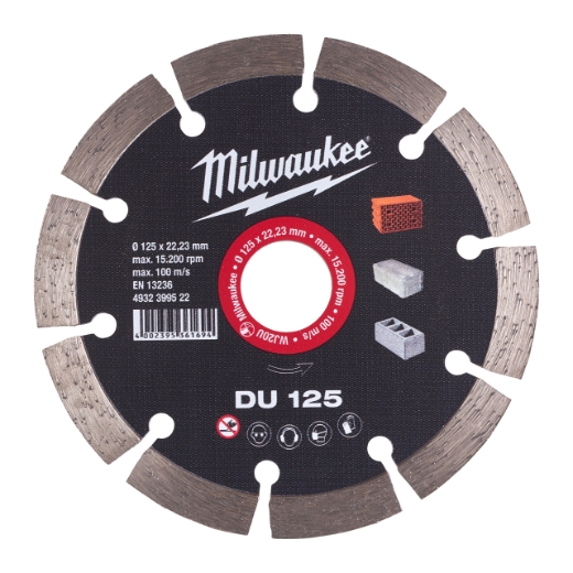 MILWAUKEE Universal Diamanttrennscheibe DU 125 mm