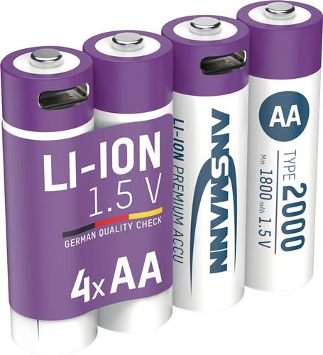 ANSMANN Akku 1,5 V 1800 mAh ANSMANN