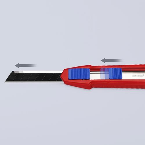 Cuttermesser CutiX® Klingen-B.18mm L.165mm Magnesium KNIPEX