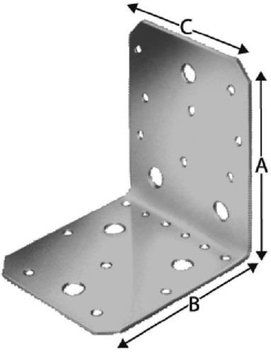 SIMPSON STRONG-TIE Winkelverb.AB AB105 103x103x90mm Anz.Löcher8/3/11/3 S.3mm