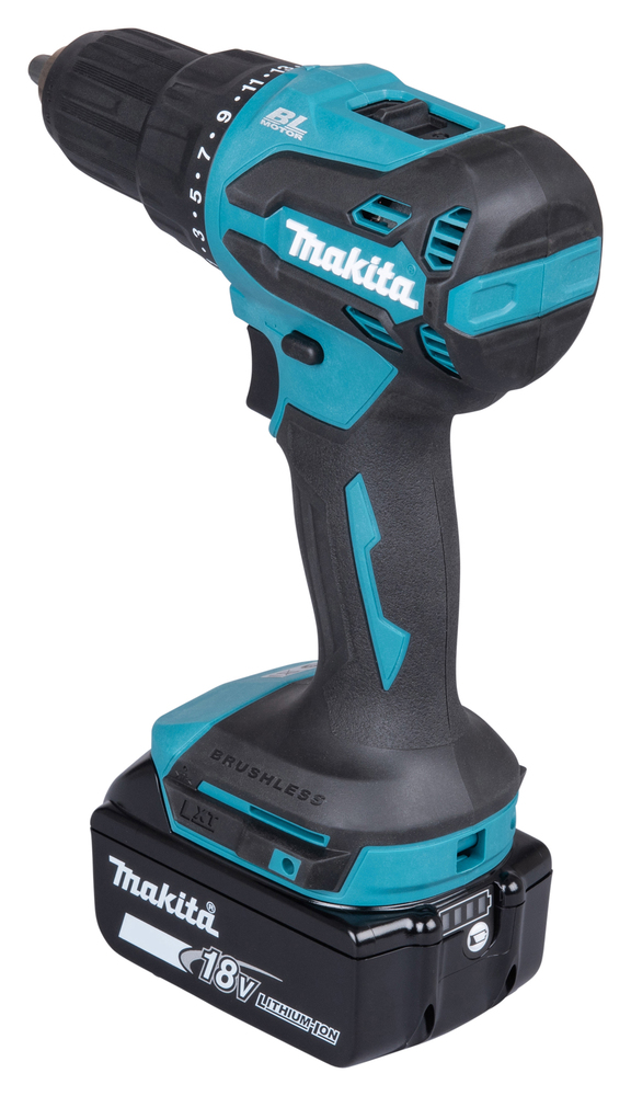 MAKITA DHP490RFX3 Akku-Schlagbohrschrauber-Set 18V