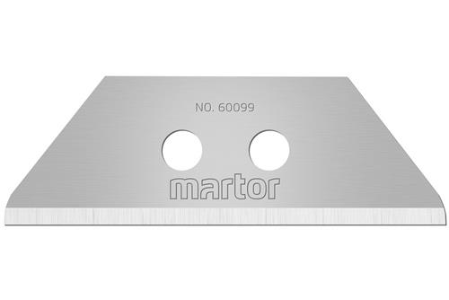 MARTOR Trapezklinge 60099 L55,5xB19xS0,63mm m.Lochung 10 St./Spender MARTOR