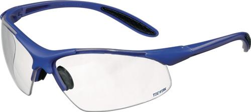 TECWERK Schutzbrille DAYLIGHT PREMIUM EN 166 Bügel dunkelblau,Scheibe klar PC TECWERK