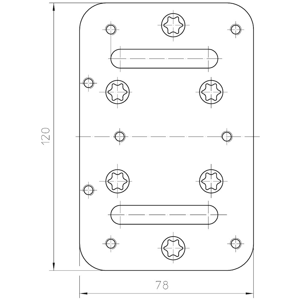 SIMONSWERK Befestigungsplatte VARIANT® VN 2900/120 SIMONSWERK Befestigungsplatte VARIANT® VN 2900/120