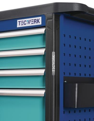 TECWERK Wkz.wagen PLUS 2.0 B760xT465xH1030mm 500kg 6 Schubl.96-tlg.Stahlbl.TECWERK