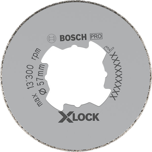 BOSCH Diamanttrockenbohrer X-LOCK Best for Ceramic Dry Speed, 57 x 35 mm