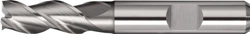 TECWERK Bohrnutenfräser DIN 844 Typ W D.16mm HSS-Co8 Weldon Z.3 kurz TECWERK