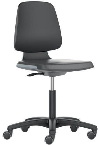 BIMOS Arbeitsdrehstuhl Labsit Rl.Sitzschale anth.Integralschaum schwarz