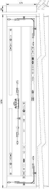 WINKHAUS Getriebe-Set HKT.RC-N, Stahl, WINKHAUS Getriebe-Set HKT.RC-N, Stahl,
