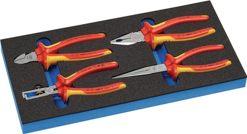 KNIPEX Werkzeugmodul 4-tlg.1/3-Modul VDE-Zangensatz KNIPEX