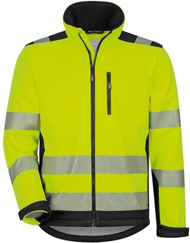 ELYSEE Warnschutz-Softshelljacke RYAN Gr.M (50/52) gelb/schwarz ELYSEE