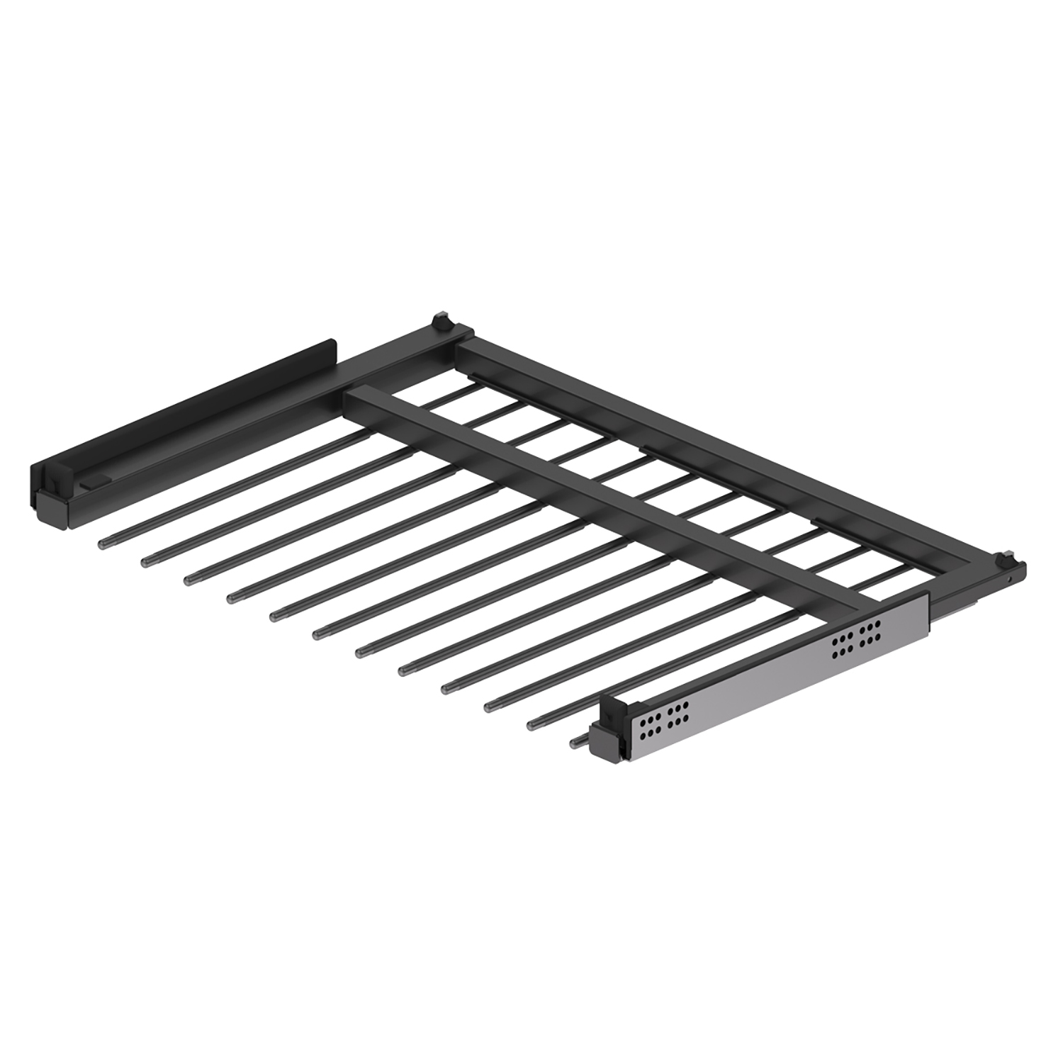 HETTICH Ausziehbarer Hosenhalter Amari, 500 - 600 mm, anthrazit, 9352729
