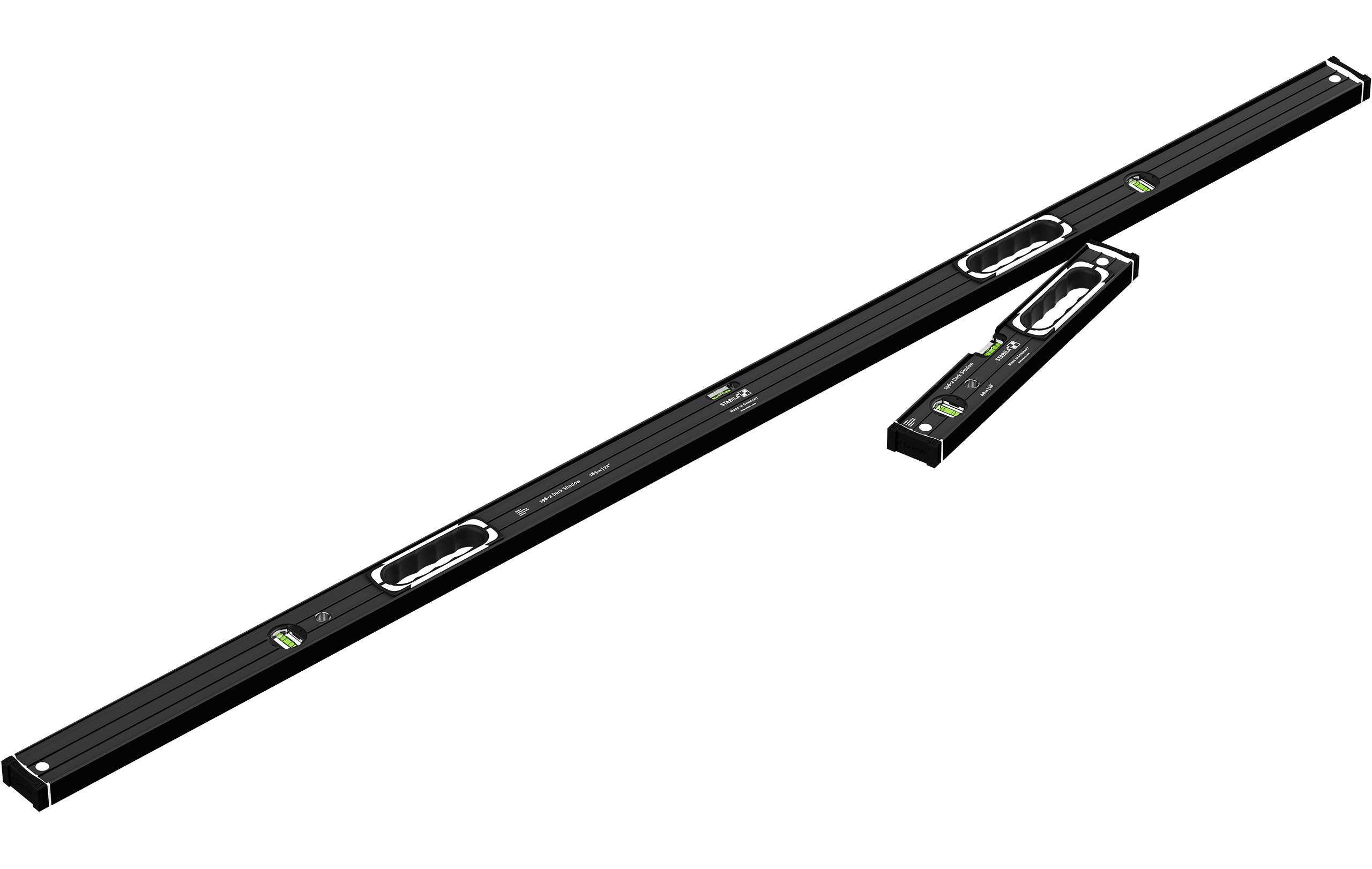 STABILA Wasserwaagen-Set 196-2 Dark Shadow 2-tlg 183 cm | 40 cm