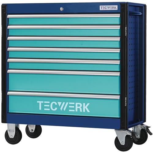 TECWERK Wkz.wagen PLUS XL 2.0 B960xT465xH1020mm 500kg 7 Schubl.Stahlbl.TECWERK