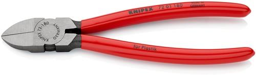 KNIPEX Seitenschneider f.Ku.L.180mm ger.Ku.-Überzug KNIPEX