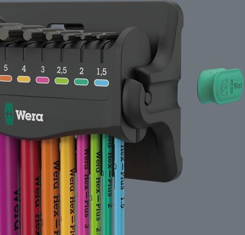 WERA Winkelschraubendrehersatz 950/9 Hex-Plus Multicolour 3 10-tlg.metrisch WERA Winkelschraubendrehersatz 950/9 Hex-Plus Multicolour 3 10-tlg.metrisch