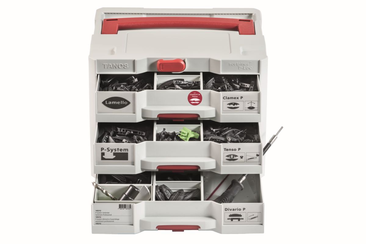 LAMELLO P-System Verbinder Sortiment Professional, im Sortainer, 145312