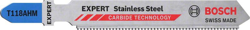 BOSCH EXPERT 'Stainless Steel' T 118 AHM Stichsägeblatt, 2 Stück BOSCH EXPERT 'Stainless Steel' T 118 AHM Stichsägeblatt, 2 Stück