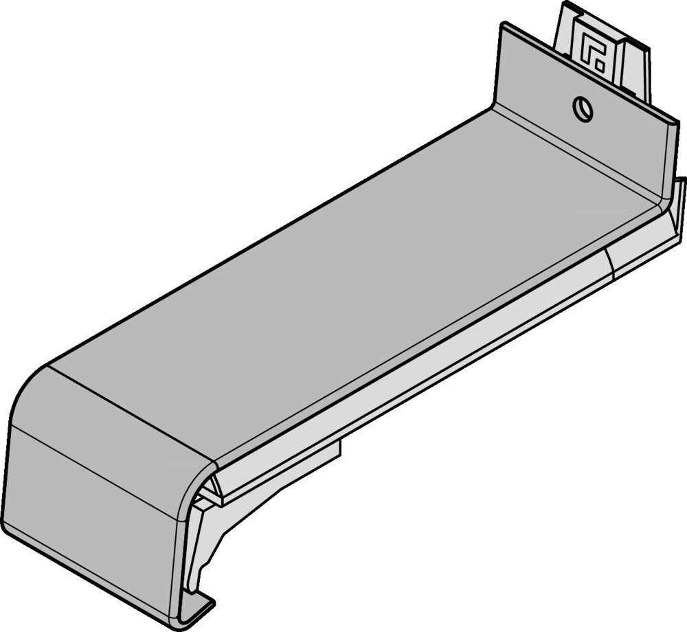 GUTMANN Stoßverbinder VT 250 m.Dicht, Ausladung 280mm, anthrazit matt