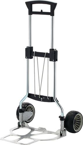 Nordwest Transportkarren klappb.Stahlrohr,verchr.Alu.H.1120mm Schaufel-L.420mm Trgf.100kg