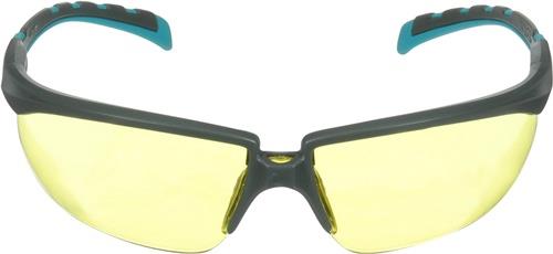 3M Schutzbrille S2003SGAF-BGR-EU EN 166 EN170 Bügel grau/türkis,Scheibe gelb