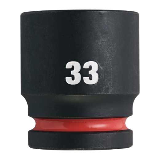 MILWAUKEE 33 x 57 mm SHOCKWAVE Schlagnuss 3/4" kurz