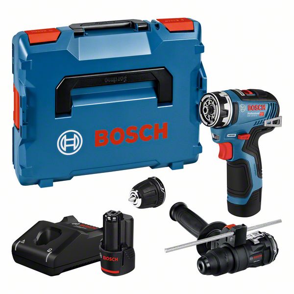 BOSCH Akku-Bohrschrauber GSR 12V-35 FC (GFA 12-H, 2 x PC 3,0 Ah)