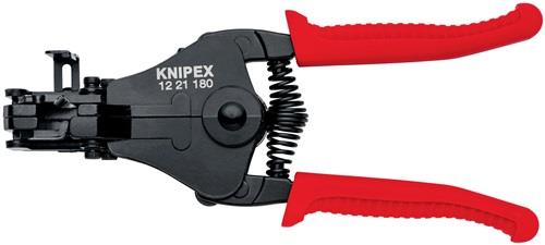 KNIPEX Abisolierzange L.180mm schwarz lack.Ku.-Überzug m.Öffnungsf.KNIPEX KNIPEX Abisolierzange L.180mm schwarz lack.Ku.-Überzug m.Öffnungsf.KNIPEX