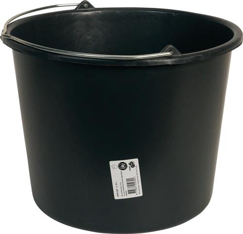Nordwest Baueimer GRIPLINE D 20l schwarz Ku.
