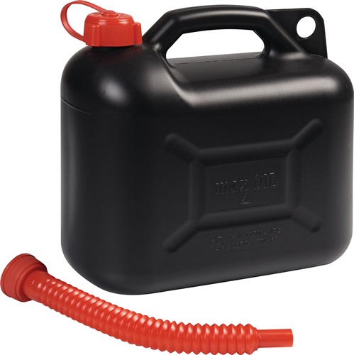 NOW Transportkraftstoffkanister Inh.10l schwarz HD-PE L330xB165xH320mm NOW