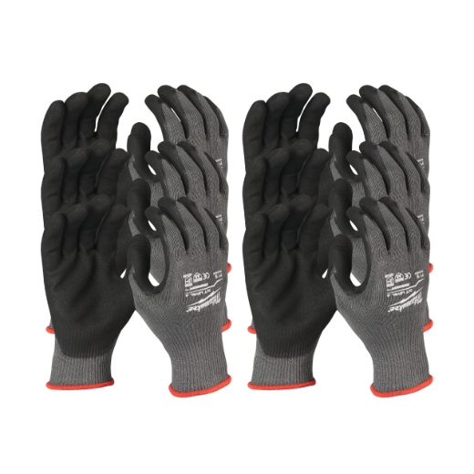 MILWAUKEE Größe 8 (M) 12er Pack Schnittschutzhandschuhe Klasse 5/E MILWAUKEE Größe 8 (M) 12er Pack Schnittschutzhandschuhe Klasse 5/E