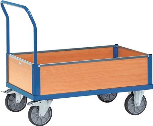 FETRA Kastenwagen 4 Holkzwerkstoffwände Ladefl.-L1200xB800mm Wand-H.250mm Trgf.600kg