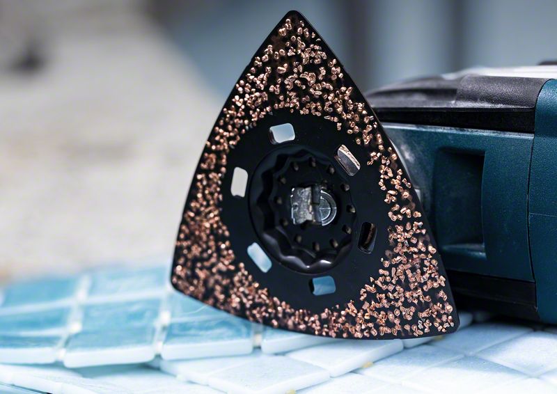 BOSCH EXPERT Sanding Plate MAVZ 116 RT2 Blatt für Multifunktionswerkzeuge, 116 mm. Für oszillierende Multifunktionswerkzeuge