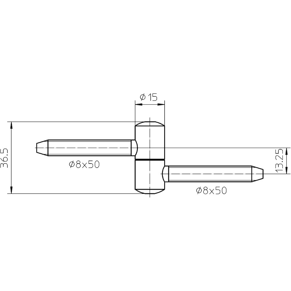 SIMONSWERK Einbohrband BAKA® A 2-15