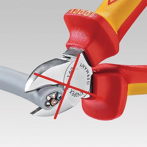 KNIPEX Seitenschneider L.160mm VDE Mehrkomp.-Hüllen KNIPEX KNIPEX Seitenschneider L.160mm VDE Mehrkomp.-Hüllen KNIPEX