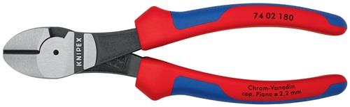 KNIPEX Kraftseitenschneider L.180mm pol.Form 0 2K-Hülle KNIPEX