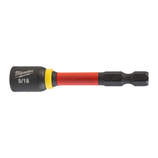 MILWAUKEE 5/16˝ x 65 mm, magnetisch SHOCKWAVE Steckschlüssel 1/4"