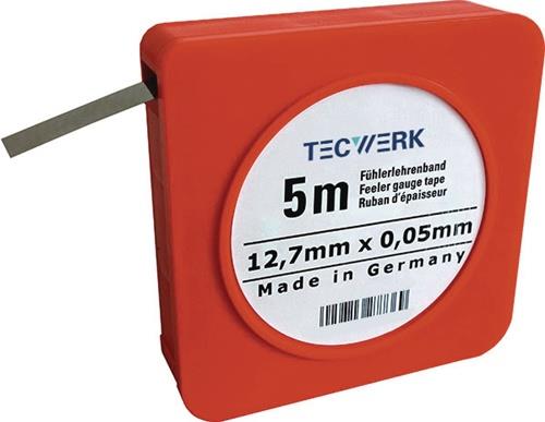 TECWERK Fühlerlehrenband S.0,08mm L.5m B.12,7mm TECWERK
