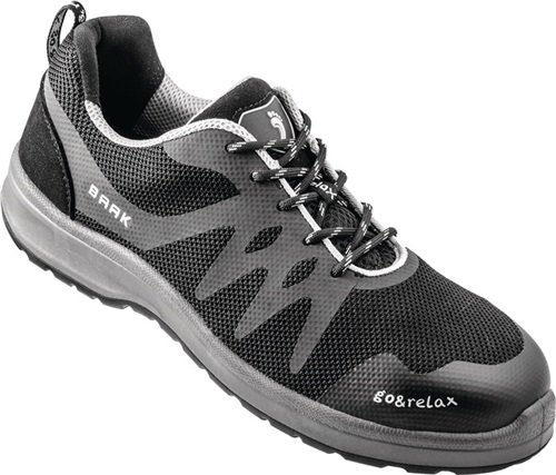 Sicherheitsschuh Hector schwarz/grau Textil S1 SRC ESD EN20345 BAAK Sicherheitsschuh Hector schwarz/grau Textil S1 SRC ESD EN20345 BAAK