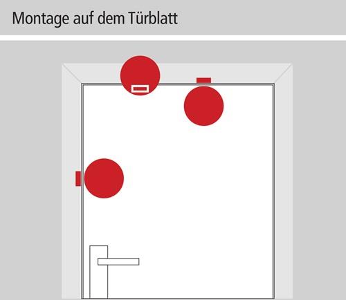 GFS Überwachungsgerät Dexcon o.Voralarm Überwachung v.Türen u.Fenstern Ku.rot GFS
