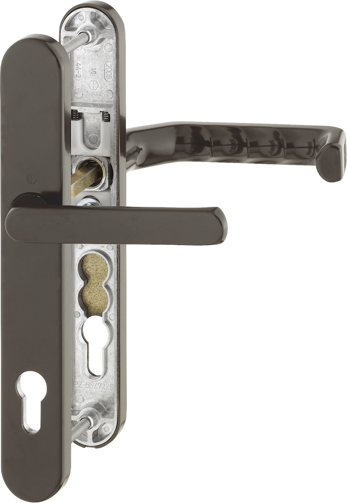 HOPPE® Drückergarnitur mit Schmalschild Liverpool 099KH/3357N/1313G, Aluminium, 2906666
