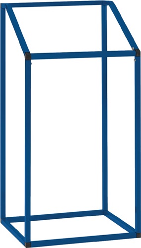 VAR Abfallsammler H1190xB630xT540mm 240l enzianblau stationär
