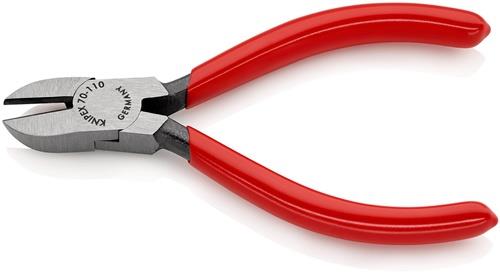 KNIPEX Seitenschneider L.110mm Kopf pol.Ku.-Überzug KNIPEX