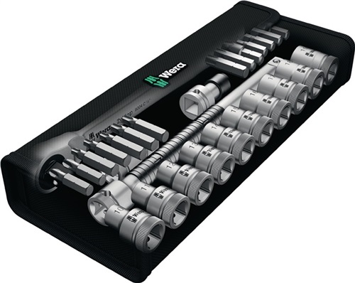 WERA Steckschlüsselsatz Zyklop Metal 28-tlg.1/2 Zoll SW 10-19mm Z.72 6KT WERA WERA Steckschlüsselsatz Zyklop Metal 28-tlg.1/2 Zoll SW 10-19mm Z.72 6KT WERA