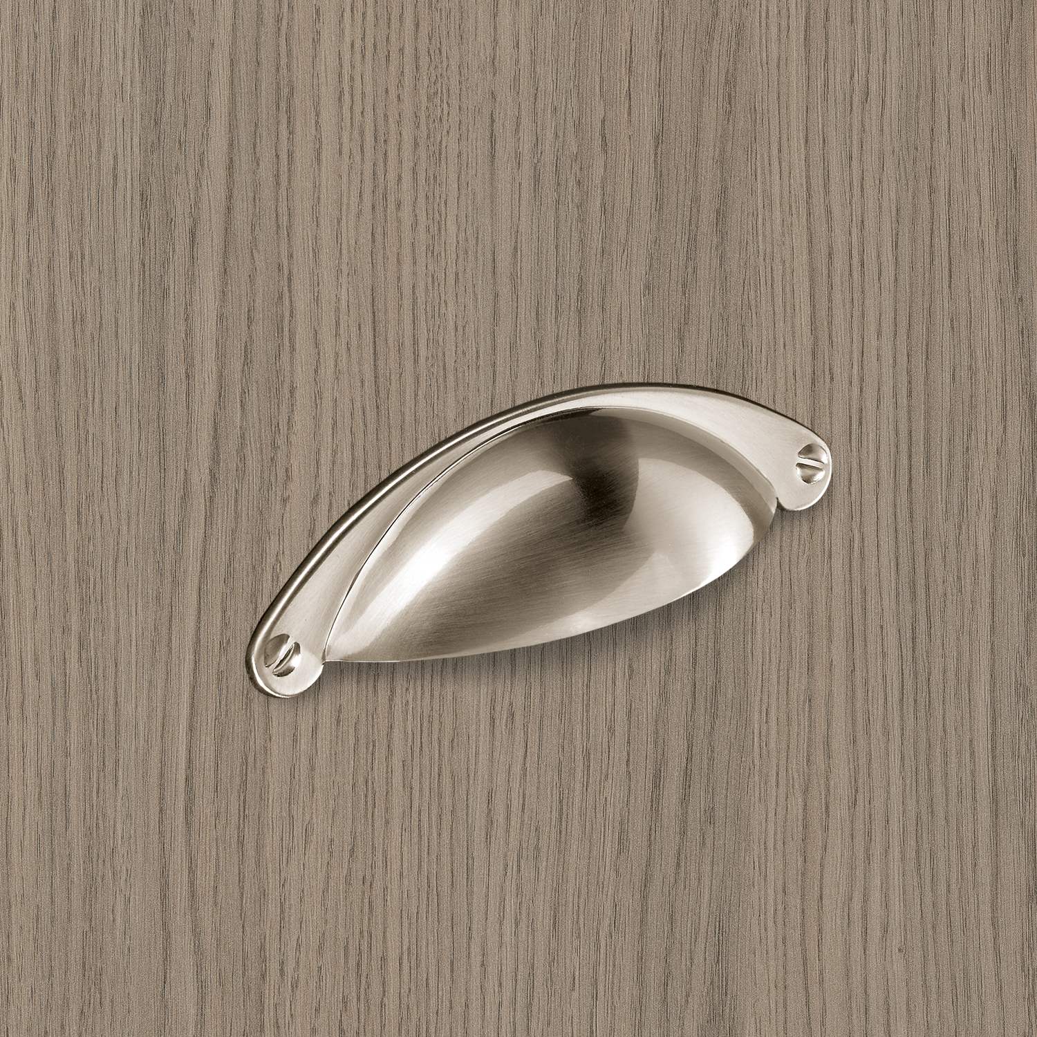 HETTICH Griff Matane, •–• 64, L 105 mm, B 30 mm, H 25 mm, Edelstahl Optik gebürstet, 9113228 HETTICH Griff Matane, •–• 64, L 105 mm, B 30 mm, H 25 mm, Edelstahl Optik gebürstet, 9113228