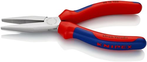 KNIPEX Langbeckzange Gesamt-L.160mm Kopf pol.halbrd.Mehrkomp.-Hüllen KNIPEX