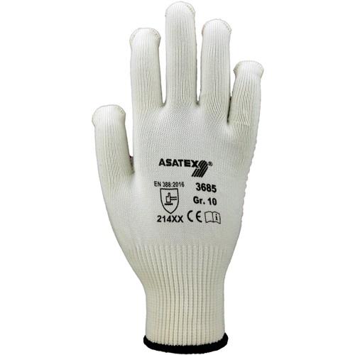 ASATEX Handschuhe Gr.10 rot EN 388 PSA II Baumwolle (innen)/Polyamid (außen) ASATEX