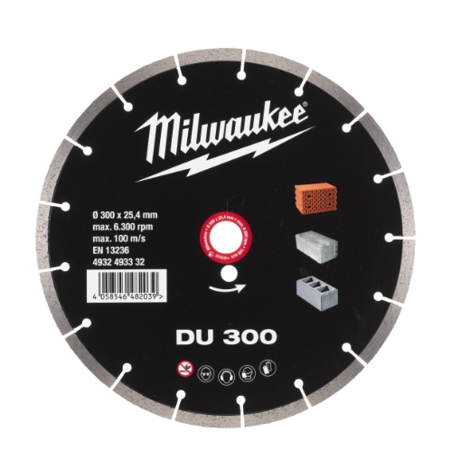 MILWAUKEE Universal Diamanttrennscheibe DU 300 mm
