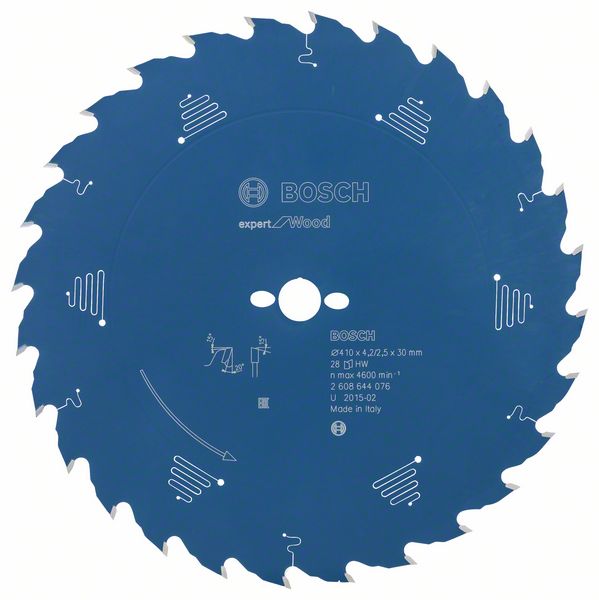 BOSCH Kreissägeblatt Expert for Wood, 410 x 30 x 4,2 mm, 28