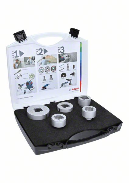 BOSCH Diamanttrockenbohrer-Set X-LOCK Best for Ceramic Dry Speed, 20 - 68 mm, 5-teilig